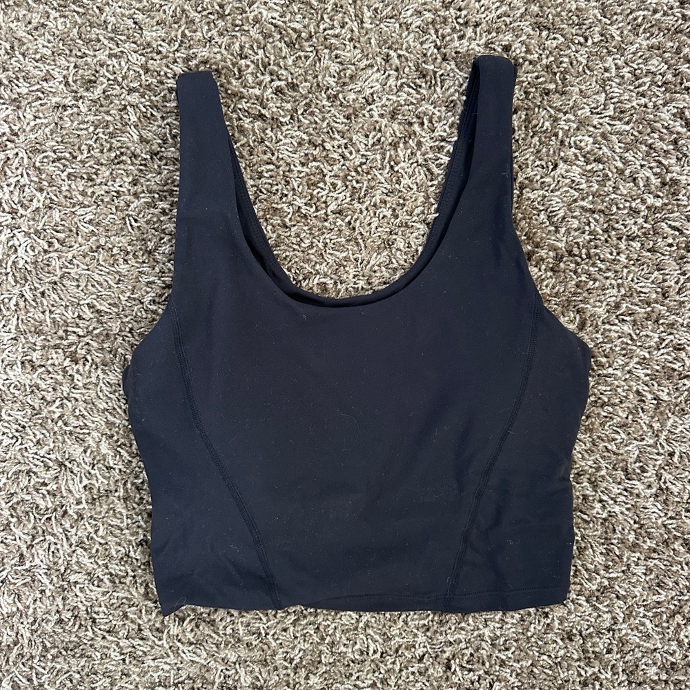 Buffbunny Black Workout Top Size S